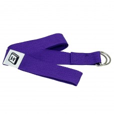 Ремінь для йоги EasyFit з петлею, фіолетовий, код: EF-1831-V