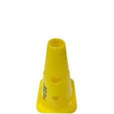 Конус для тренувань з отворами Meta Cone Marker with holes 2.0 23 см, жовтий, код: 0080101513401