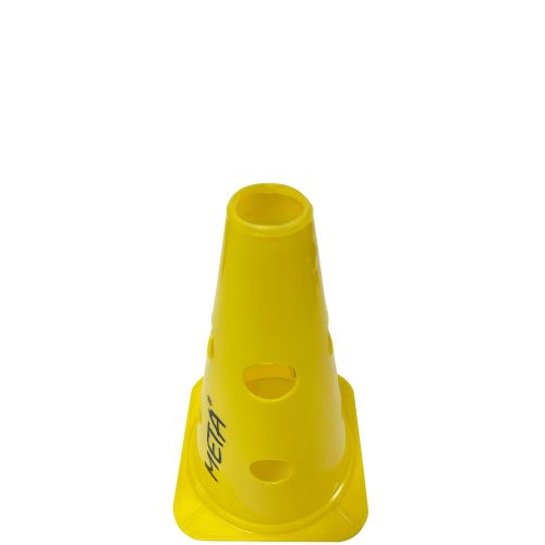 Конус для тренувань з отворами Meta Cone Marker with holes 2.0 23 см, жовтий, код: 0080101513401