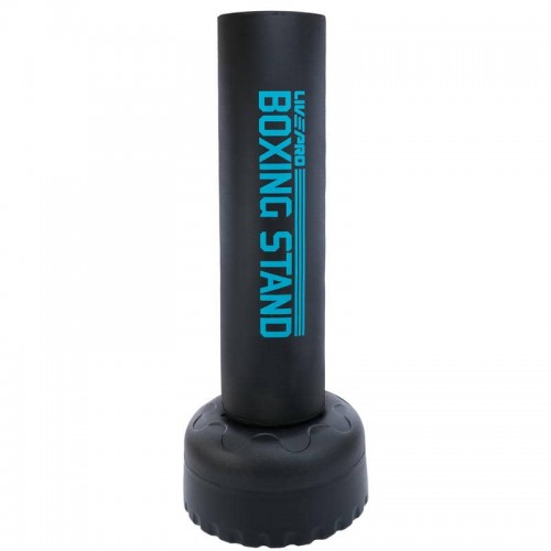 Мішок боксерський підлоговий LiveUp 180 см, чорний-синій, код: LP8632