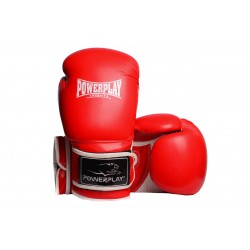 Боксерські рукавиці PowerPlay червоні 16 унцій, код: PP_3019_16oz_Red