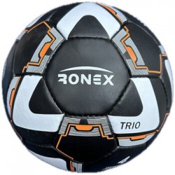 М"яч футбольний Ronex Grippy Trio №4 чорний, код: RX4-B1-WS