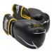 Боксерські рукавиці PowerPlay Jaguar 10 унцій, чорно-жовтий, код: PP_3018_10oz_Black/Yellow