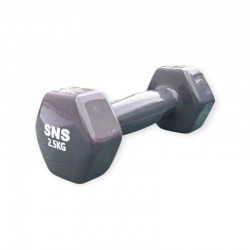 Гантель вінілова SNS 1х2,5 кг, сірий, код: 28214-SNS Гантель вінілова SNS 1х2,5 кг, сірий, код: 28214-SNS