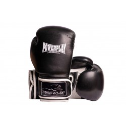 Боксерські рукавиці PowerPlay чорні, 8 унцій, код: PP_3019_8oz_Black