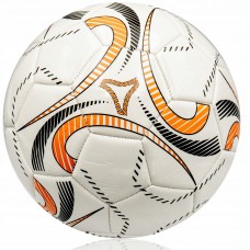 М"яч футбольний SportVida №5 білий-помаранчевий, код: SV-SE0100
