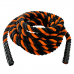 Канат для кросфіту Orlins 6 м, діаметр 40 мм посилений, помаранчево-чорний, код: RO-194