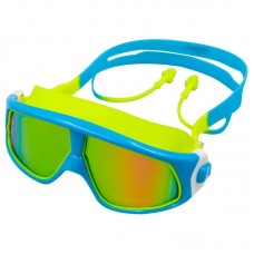 Окуляри-напівмаска для плавання Aqua Spdo з беруші в комлекті, блакитний-жовтий, код: S5025_NY Окуляри-напівмаска для плавання Aqua Spdo з беруші в комлекті, блакитний-жовтий, код: S5025_NY