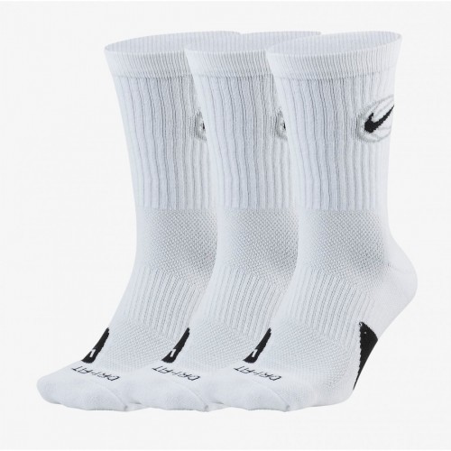 Шкарпетки баскетбольні Nike Everyday 3 пари, розмір 42-46, білий, код: 2023111300171
