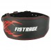 Пояс атлетичний шкіряний Fistrage XL, ширина-15см, чорний-червоний, код: VL-4343_XL