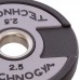 Диски полиуретановые Technogym с хватом и металлической втулкой 2,5кг (d-51мм), код: TG-1837-2_5-S52