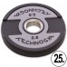 Диски полиуретановые Technogym с хватом и металлической втулкой 2,5кг (d-51мм), код: TG-1837-2_5-S52