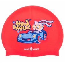 Шапочка для плавання дитяча PlayGame Bunny червоний, код: M057812000W-S52
