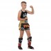 Захист гомілки та стопи для єдиноборств Fairtex, розмір M, чорний-червоний, код: BO-9486_MBKR