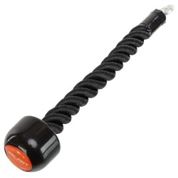 Канат гнучка тяга для трицепса з одиночним хватом ручка для блочного тренажера Zelart 350 мм, чорний, код: TA-4833