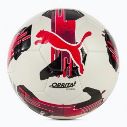 М"яч футбольний Puma Orbita 5 Fusion №5, білий-чорний-червоний, код: 4067981498284