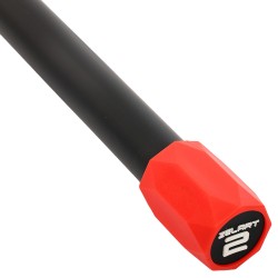 Бодібар Zelart Body Bar 2 кг, чорний-червоний, код: FI-4780-2