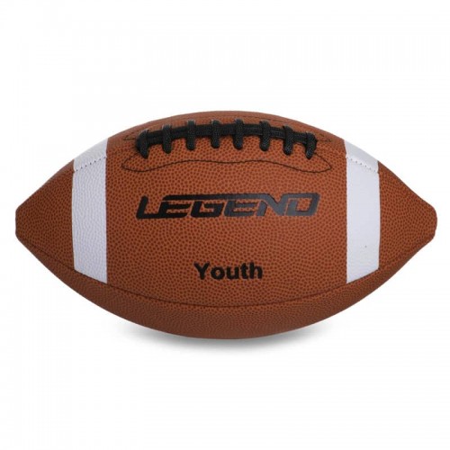 М"яч для регбі Legend №7 PU коричневий, код: FB-3286-S52