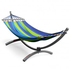 Гамак з каркасом в комплекті K-Sport KSOZ017+, синій-зелений, код: KS-247-IN Гамак з каркасом в комплекті K-Sport KSOZ017+, синій-зелений, код: KS-247-IN