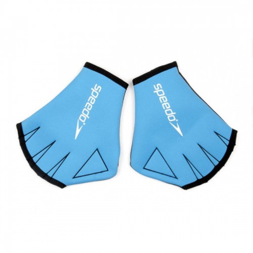 Рукавички для плавання Speedo Aqua Glove Au M (8.5см), блакитний, код: 5051746549532