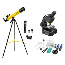 Мікроскоп National Geographic Junior 40x-640x + Телескоп 50/600, код: 927790-SVA