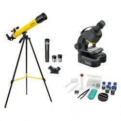 Мікроскоп National Geographic Junior 40x-640x + Телескоп 50/600, код: 927790-SVA