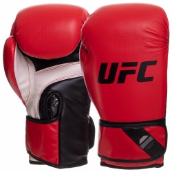 Рукавички боксерські UFC Pro Fitness 18 унцій червоний, код: UHK-75111-S52