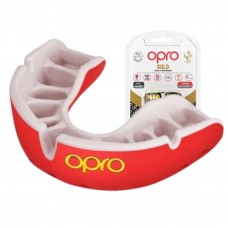 Капа Opro Gold доросла (вік 11+) Red/Pearl, код: Gold_Red/Pearl