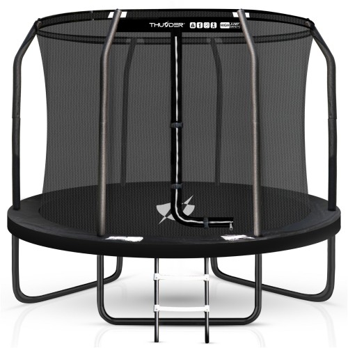 Батут Thunder Inside Elite з внутрішньою сіткою 14 футів 427 см, чорний, код: Inside-Elite-14FT-BLACK-IN