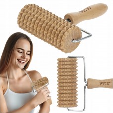 Масажний ролик для тіла 4Fizjo ручний, дерев"яний, код: P-5905973400251