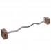 Штанга фиксированная изогнутая обрезиненная Zelart Rubber Coated Barbell 15 кг, код: TA-2687-15-S52