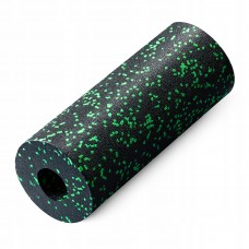 Масажний ролик (валик, роллер) гладкий 4Fizjo EPP PRO+ 330x140 мм, чорний-зелений, код: P-5907222931424