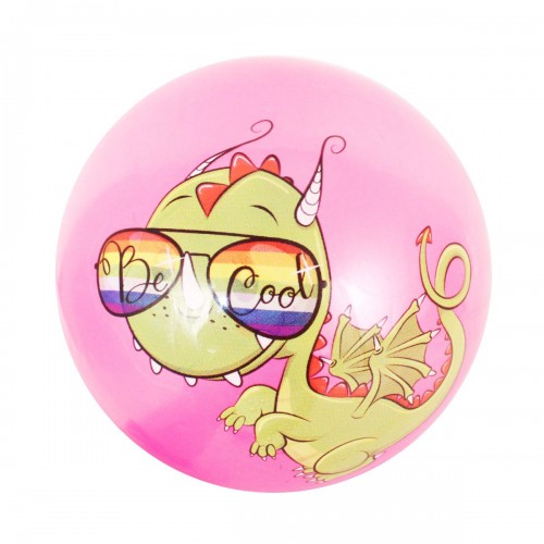 М"ячик Toys Дракон 220 мм, рожевий, код: 165494-T