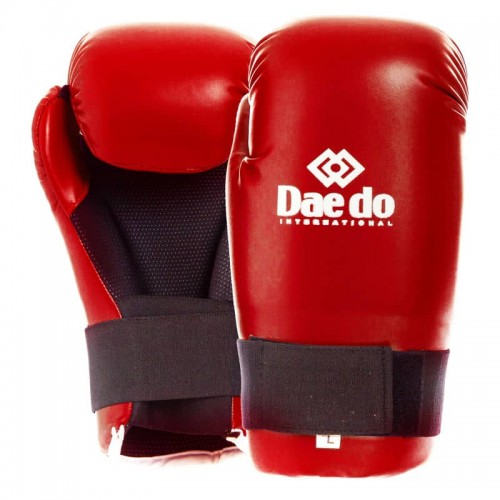 Накладки (рукавиці) для тхеквондо Daedo PU розмір S,червоний, код: VL-5823_SR Накладки (рукавиці) для тхеквондо Daedo PU розмір S,червоний, код: VL-5823_SR