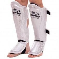Захист гомілки та стопи для єдиноборств Top King Super Snake S білий-срібний, код: TKSGSS-02_SWGR-S52 Захист гомілки та стопи для єдиноборств Top King Super Snake S білий-срібний, код: TKSGSS-02_SWGR-S52