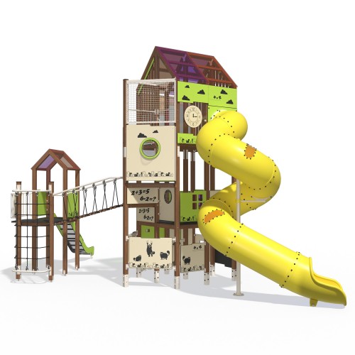 Ігровий комплекс InterAtletika Big City-9, код: TE939-SM