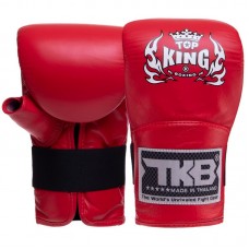 Снарядні рукавички Top King шкіряні M, червоний, код: TKBMP-OT_M_R-S52
