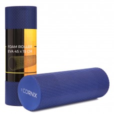 Масажний ролик (валік) Cornix EVA+ 450x150 мм, темно-синій, код: XR-0304 Масажний ролик (валік) Cornix EVA+ 450x150 мм, темно-синій, код: XR-0304