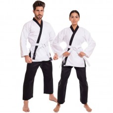 Кімоно доросле для джиу-джитсу Docando Ballonstar, розмір 1 (зріст 140), біло-чорний, код: DCS_1WBK Кімоно доросле для джиу-джитсу Docando Ballonstar, розмір 1 (зріст 140), біло-чорний, код: DCS_1WBK