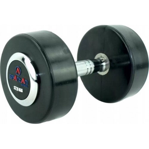 Гумова гантель Spartan 1х17,5 кг, код: M-12728262-IN Гумова гантель Spartan 1х17,5 кг, код: M-12728262-IN
