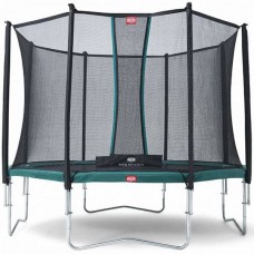 Батут із захисною сіткою Berg Favorit Green + Safety Net Comfort 4300 мм, код: 35.14.02.02