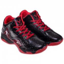 Кросівки для баскетболу Jdan розмір 41 (26см), чорний-червоний, код: OB-7129-6_41R