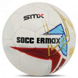 М"яч футбольний професійний Soccermax Hybrid №5 PU, білий-червоний, код: FB-4190_WR М"яч футбольний професійний Soccermax Hybrid №5 PU, білий-червоний, код: FB-4190_WR