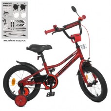 Велосипед детский Profi Kids Prime d=14, красный, код: Y14221-1-MP