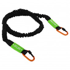 Еспандер трубчастий із карабіном у захисному рукаві LiveUp Resistance Tube Medium навантаження середнє, код: LP8401-M