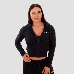 Толстовка жіноча GymBeam Clothing Zip-up TRN Black XS, чорний, код: 220311-GB