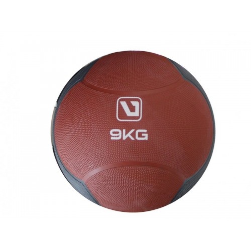 Медбол LiveUp Medicine Ball 9 кг, бордовий-сірий, код: 2016052500182