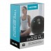 Фітбол м"яч для фітнесу сатин LiveUp ø75см, чорний, код: LP8201-75