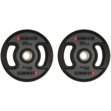 Олімпійські диски професійні Hammer PU Weight Discs 2x20 кг, код: 17045-S25