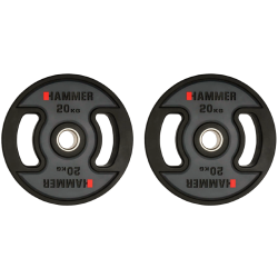 Олімпійські диски професійні Hammer PU Weight Discs 2x20 кг, код: 17045-S25